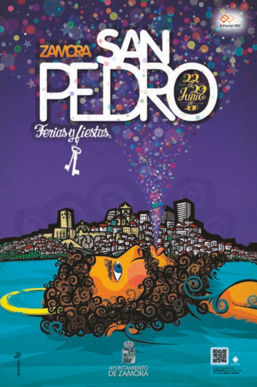 Programa Oficial de las Ferias y Fiestas de San Pedro 2016, Zamora. Del 22 al 29 de Junio.